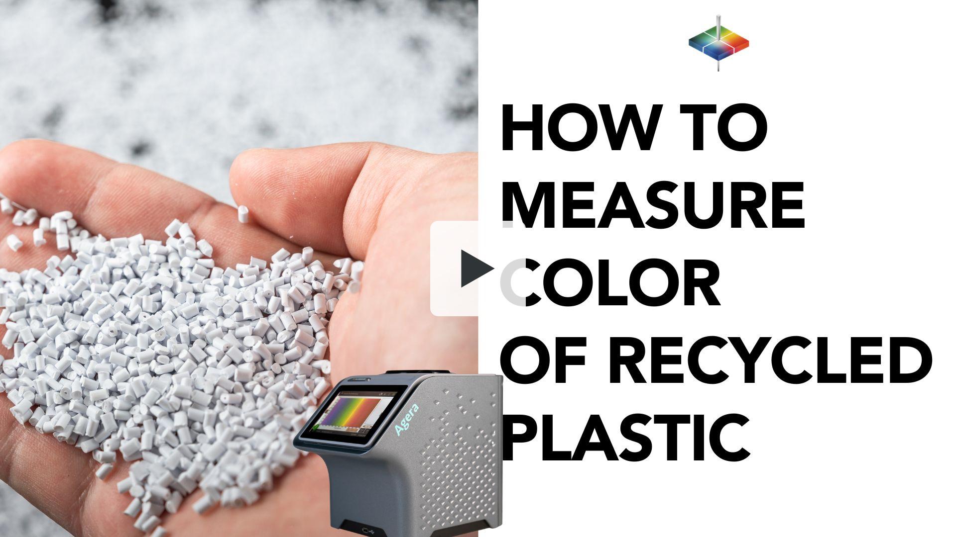 Ensuring Quality: Measuring the Color of Recycled Plastic | HunterLab