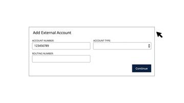 Add & Verify External Accounts