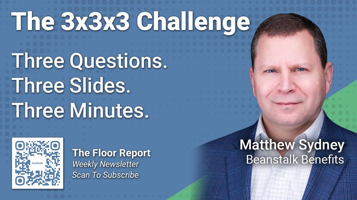 Beanstalk Benefits - 3x3x3 Challenge with Matthew Sydney