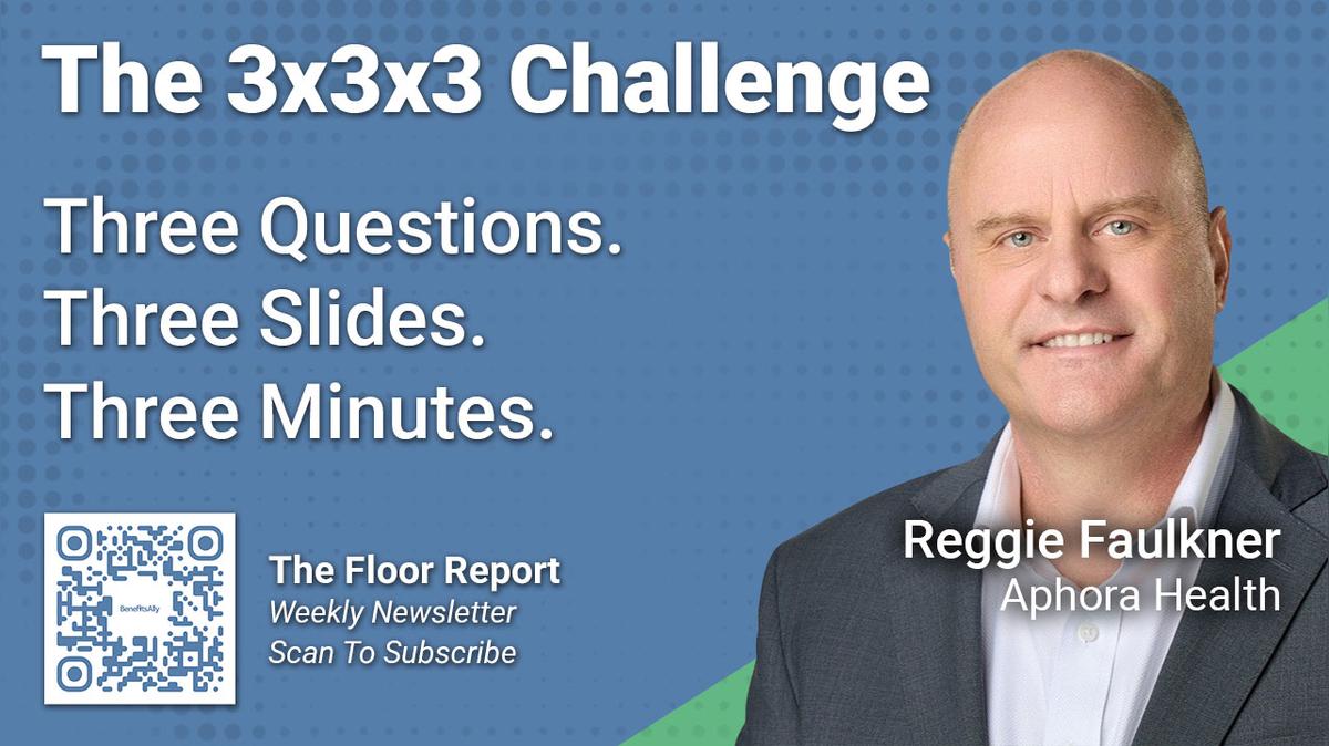 Aphora Health - 3x3x3 Challenge with Reggie Faulkner