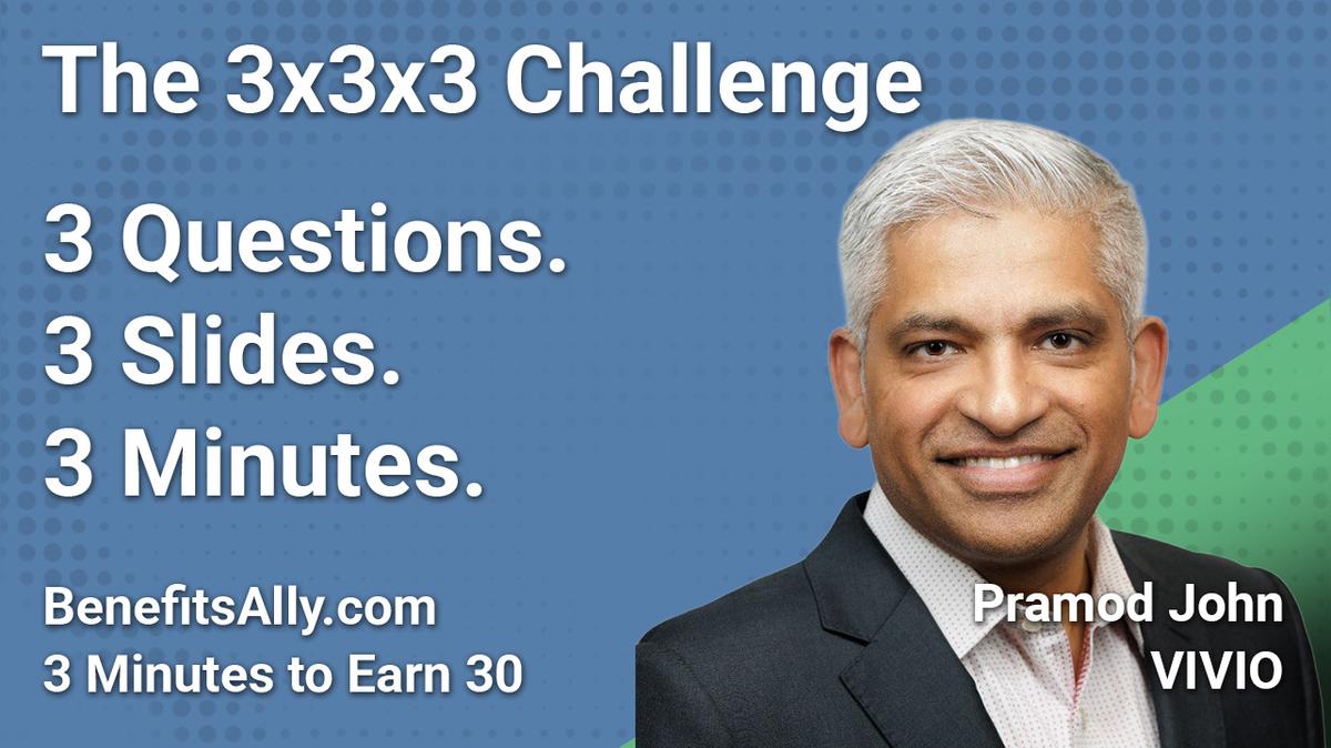 VIVIO - 3x3x3 Challenge with Pramod John