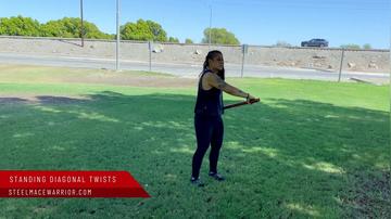 Standing Diagonal Twists