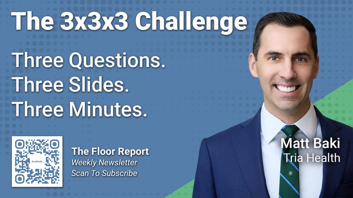 Tria Health - 3x3x3 Challenge with Matt Baki