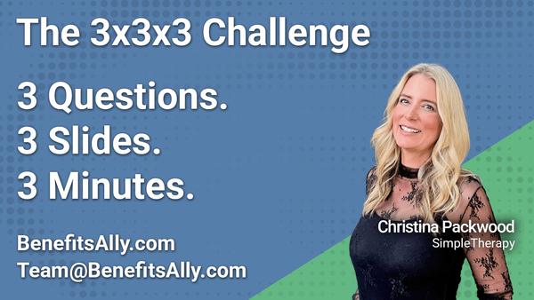 SimpleTherapy - 3x3x3 Challenge with Christina Packwood
