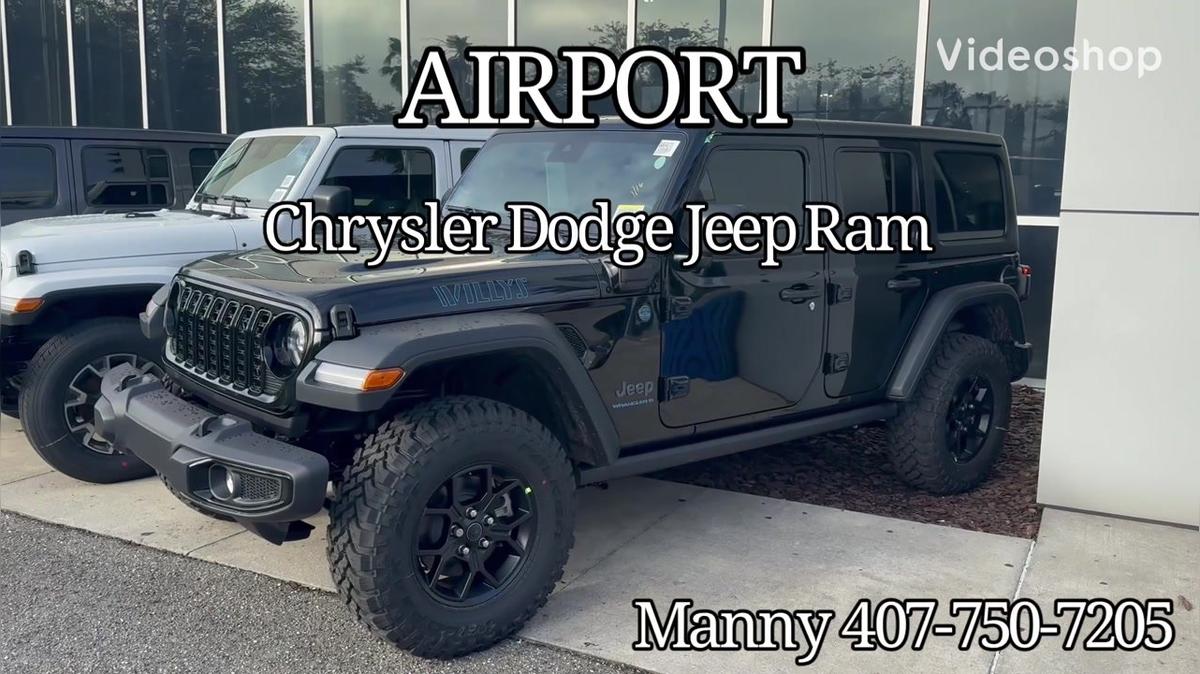 Felix&#39;x Wrangler 4xe by Manny/AirportCDJR 407-750-7205