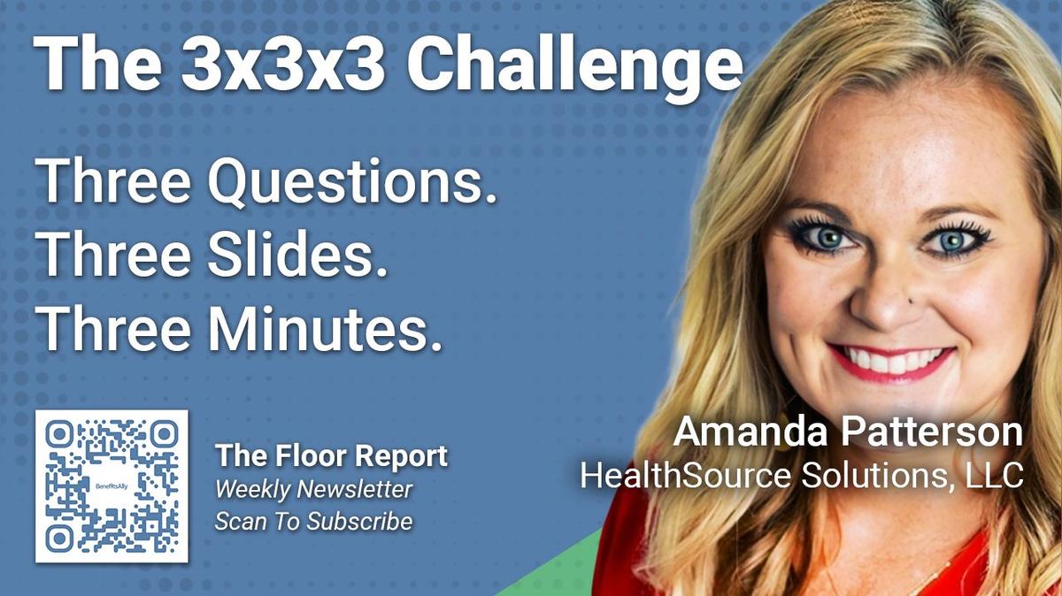 HealthSource Solutions - 3x3x3 Challenge With Amanda Patterson