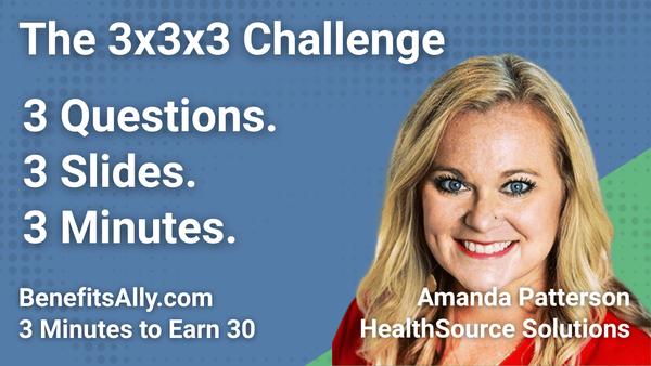 HealthSource Solutions - 3x3x3 Challenge With Amanda Patterson