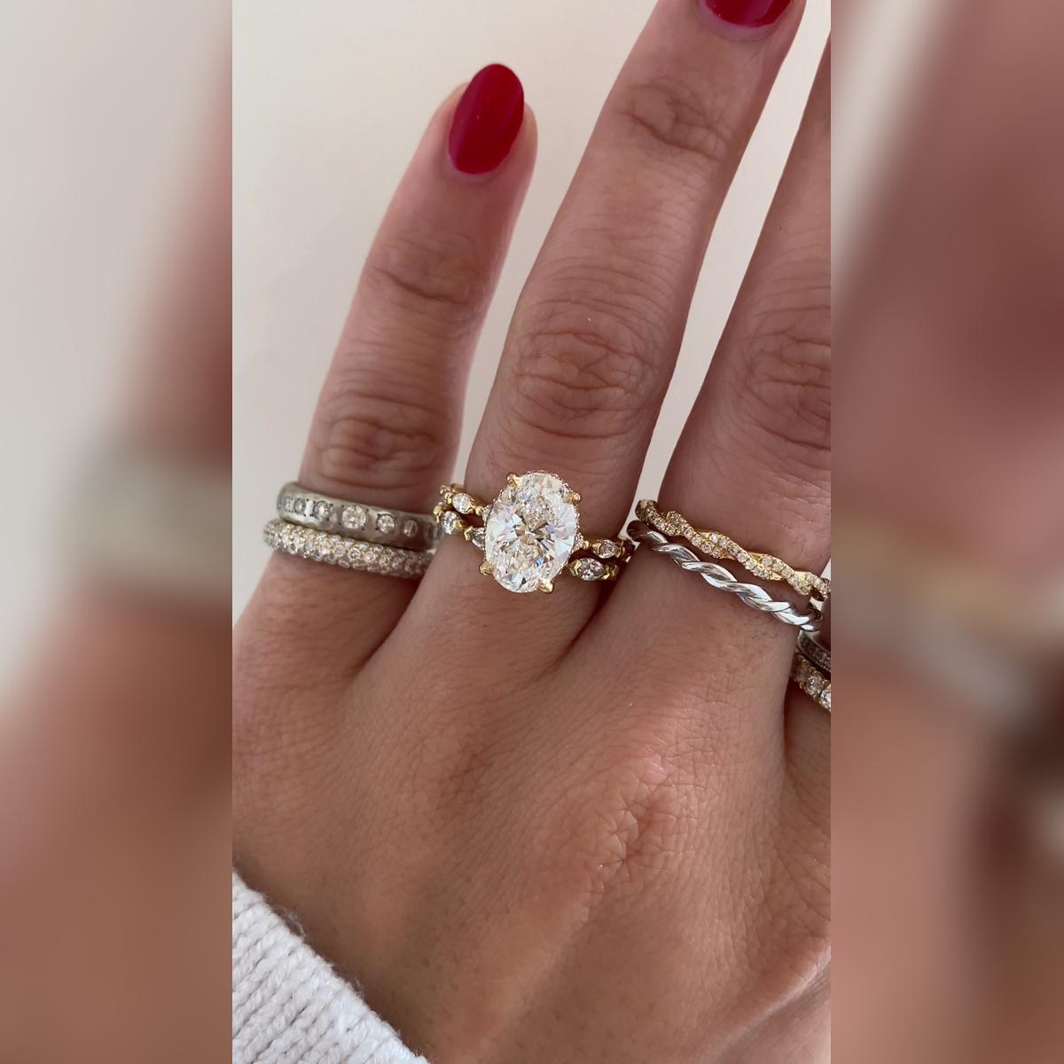 Cassidy Wedding Band Pairings