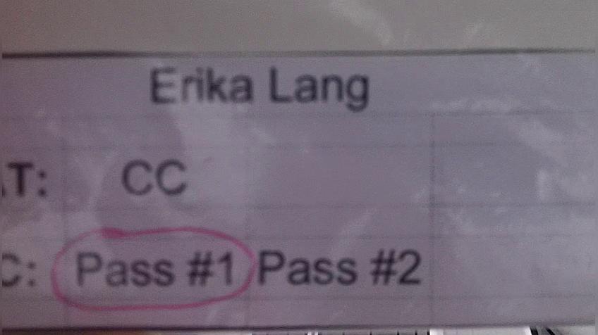 Erika Lang OW Round 3 Pass 2