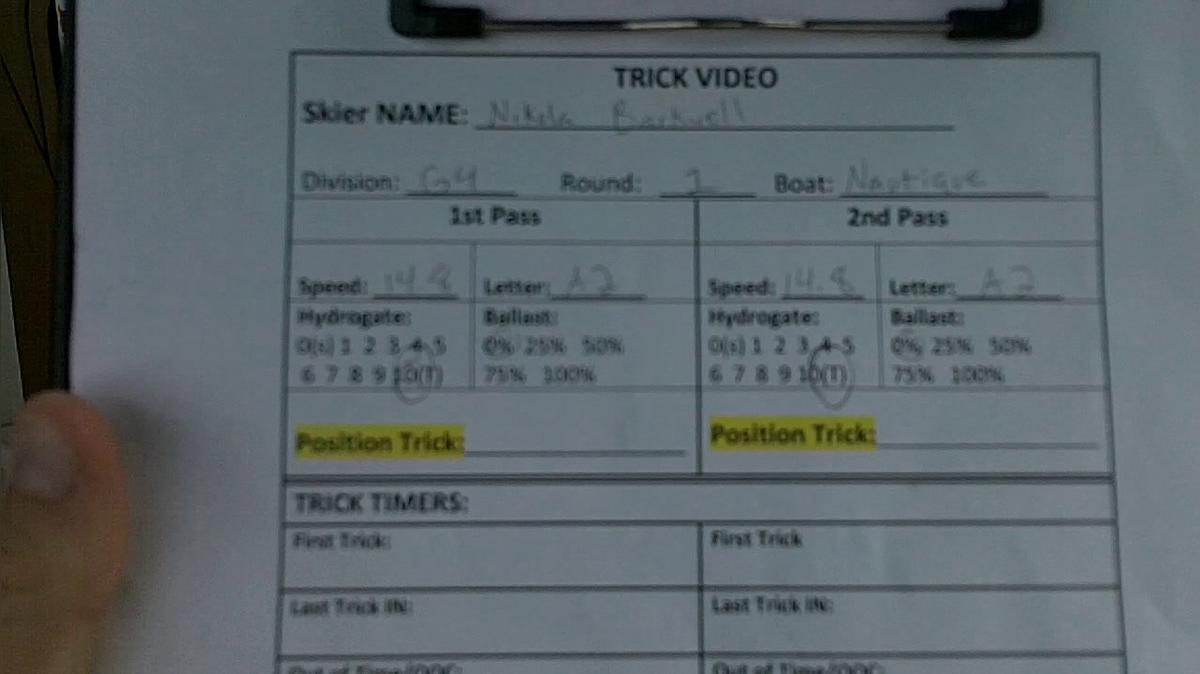 Nikola Barkwell G4 Round 1 Pass 1