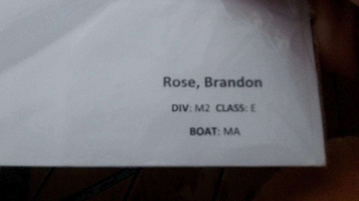 Brandon Rose M2 Round 1 Pass 2