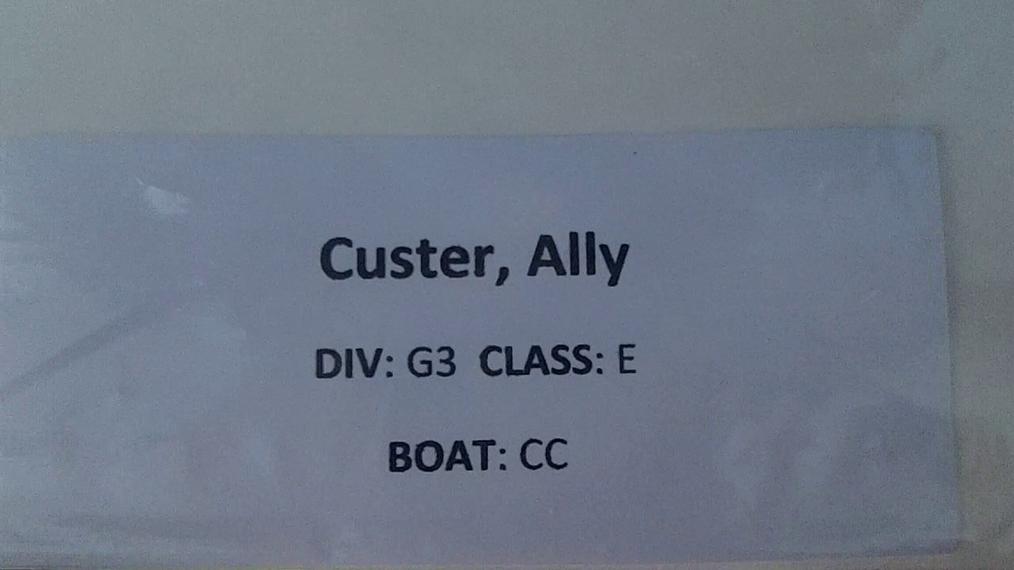 Ally Custer G3 Round 1 Pass 1