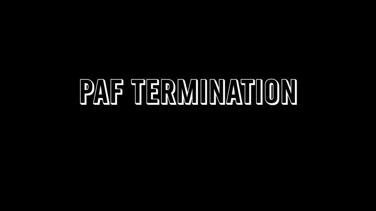 Paycom - PAF Termination