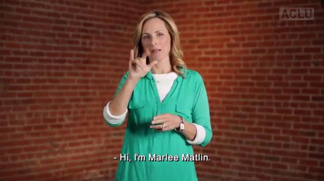 Marlee Matlin - Being Deaf and Law Enforcement.mp4