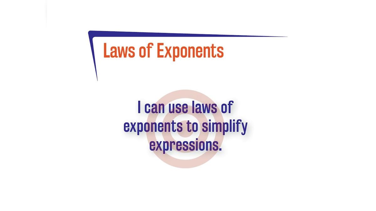 FL A.5.1 Laws of Exponents