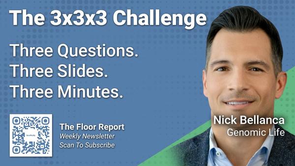 Genomic Life - 3x3x3 Challenge with Nick Bellanca
