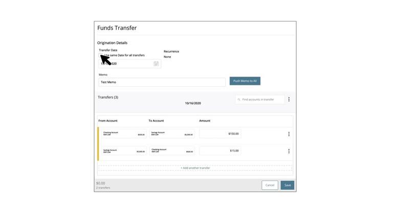 4.4.1COB15 - Multi-Account Transfers