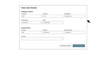 4.4.1COB08 - Adding a New User