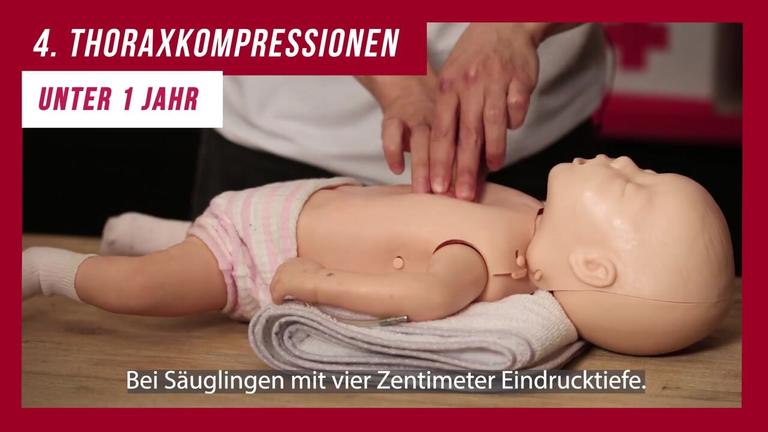 Demonstration: Reanimation bei Babys