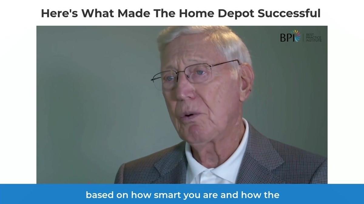 Louis Carter interviews Bernie Marcus, founder of Home Depot