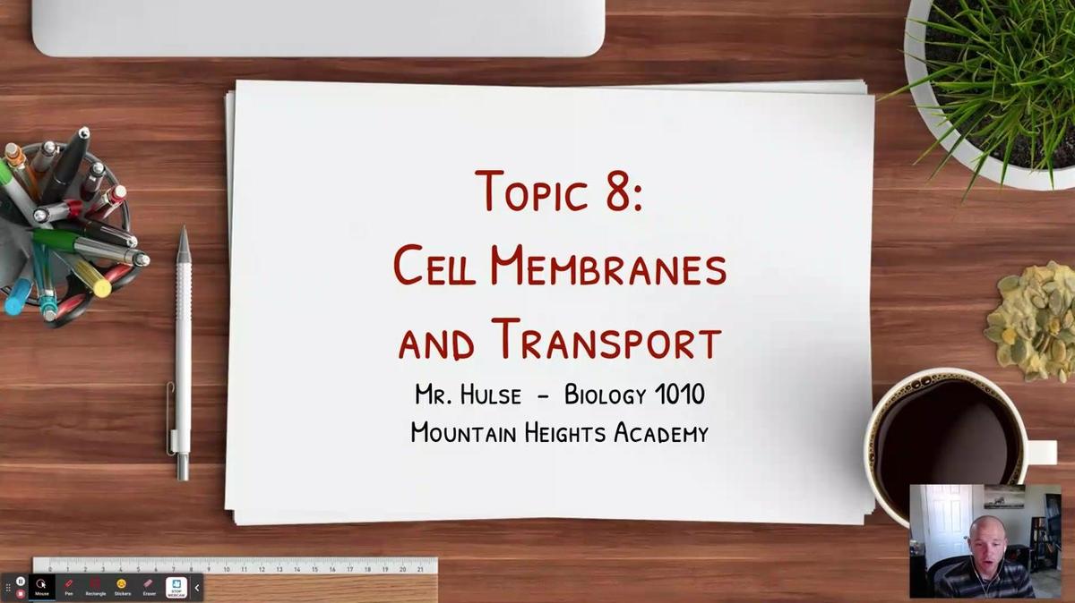 Topic 8: Cell Membranes and Transport Intro