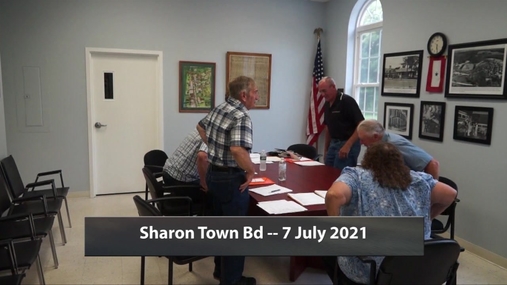 Sharon Town Bd -- 7 July 2021