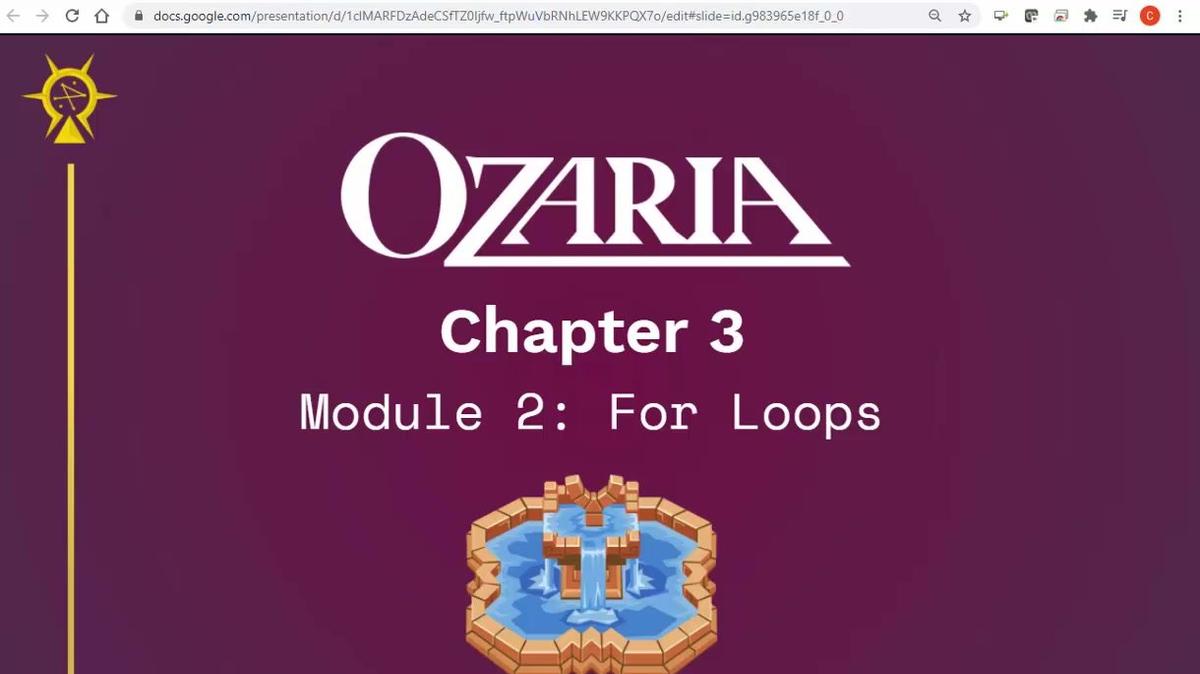 Chapter 3 Module 2 Lesson 1 For Loops Review.mp4