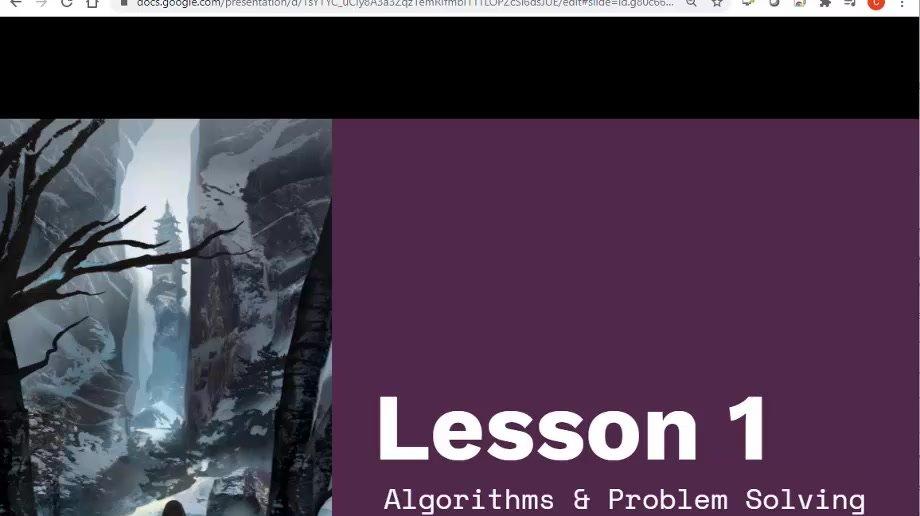 Lesson 1 Algorithms and Problem Solving.mp4
