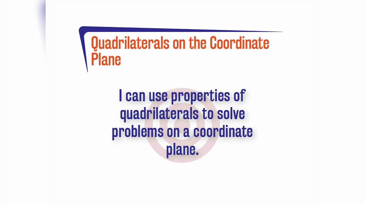 FL 1.5.4 Quadrilaterals on the Coordinate Plane