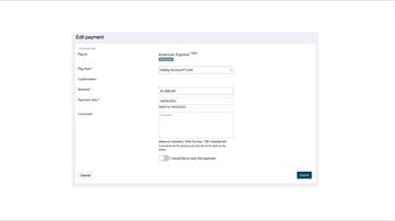 Cancelling  a Pending Payment