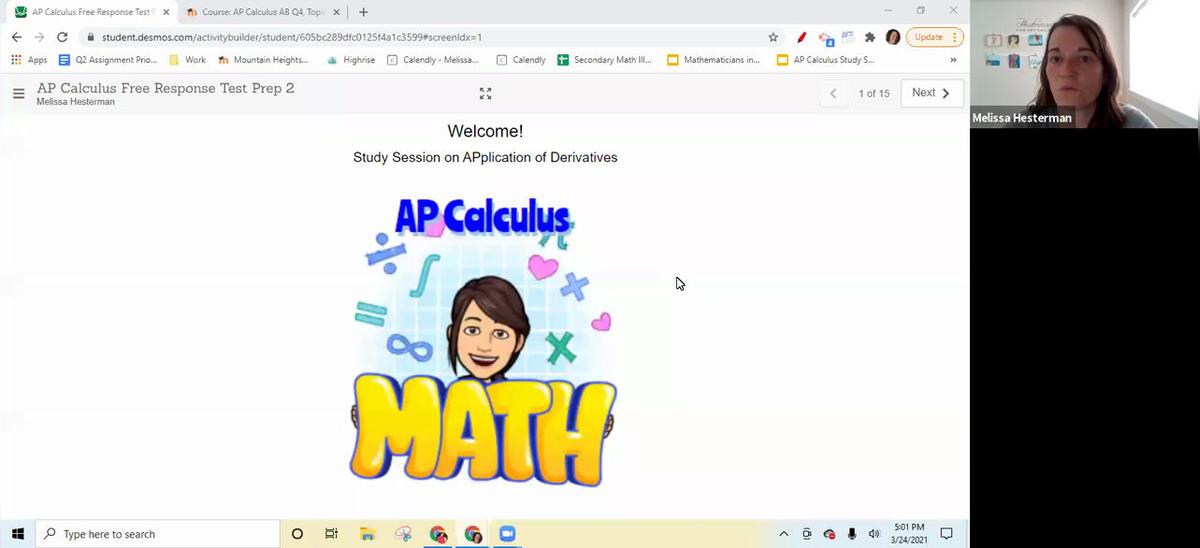 AP Calculus Student Session AP Test Prep 2