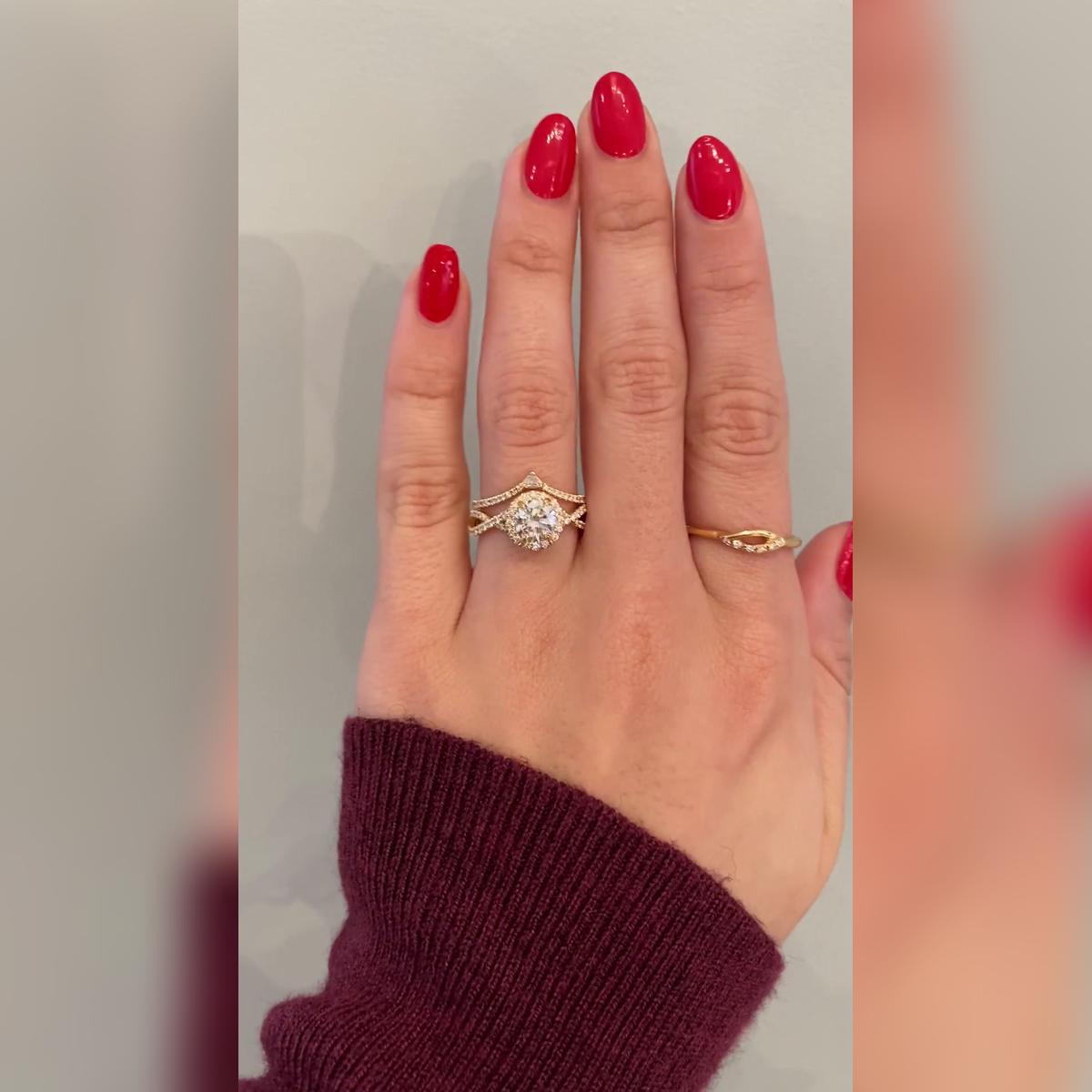Vicky Wedding Band Pairings