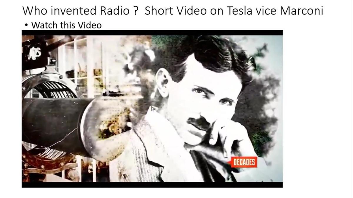 Charles Cebula '71, '77 - The life and work of Nikola Tesla