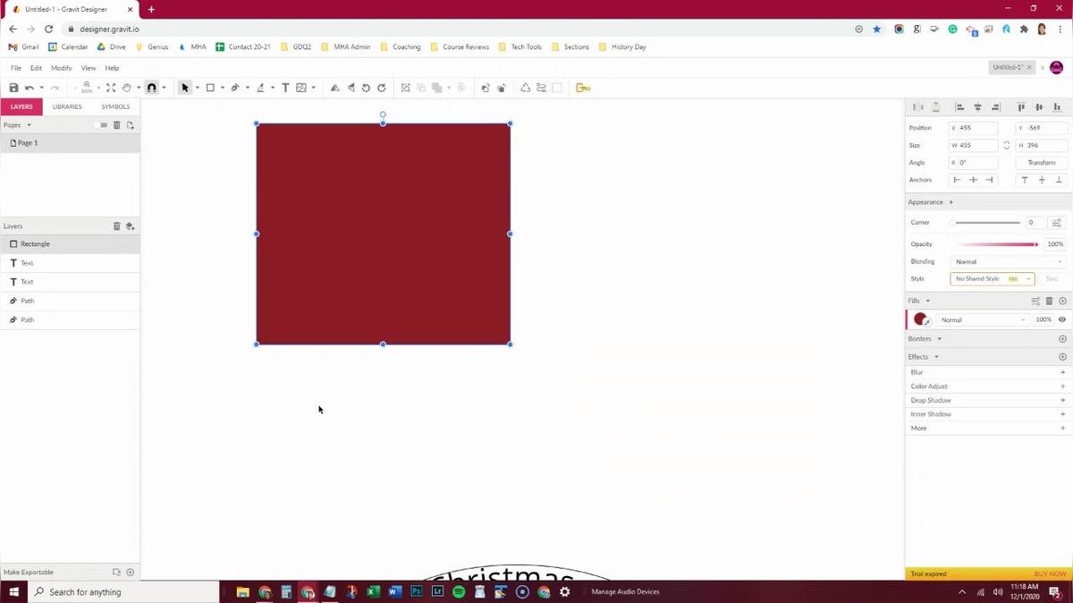 Graphic Design Live Session 12.1.2020