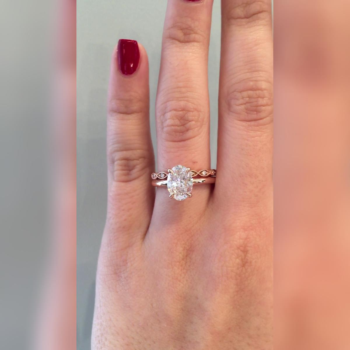 Ariya-Oval Wedding Band Pairings