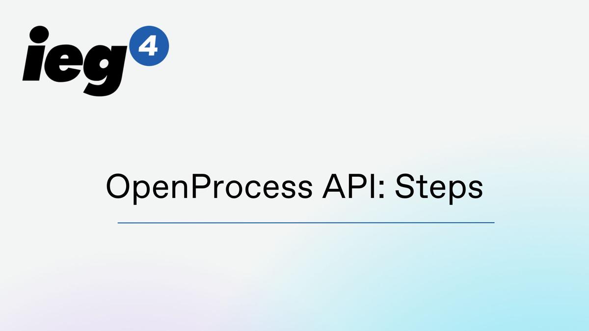 OpenProcess API: Steps