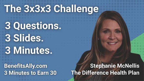 The Difference Health Plan - 3x3x3 Challenge with Stephanie McNellis