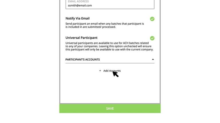 Creating &amp; Managing a Participant
