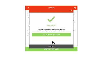 Managing Wire Transfer Templates
