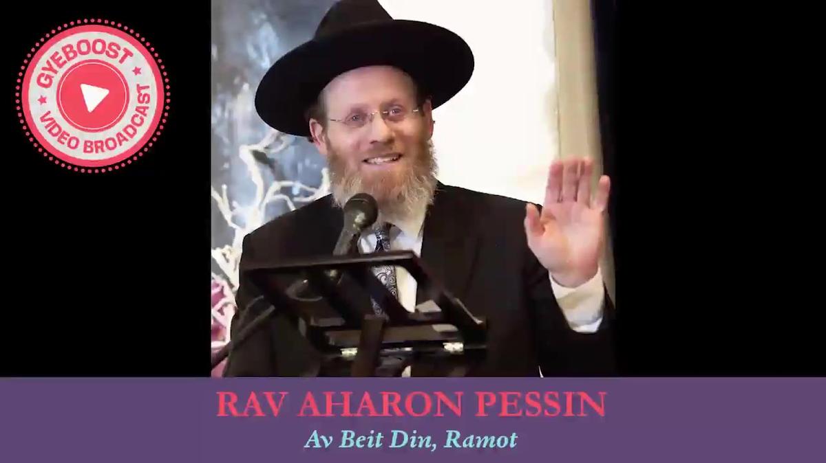 620 - Rabbi Aharon Pessin - ELUL - Cuida tus Ojos