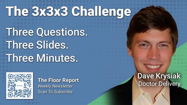 Doctor Delivery - 3x3x3 Challenge with Dave Krysiak