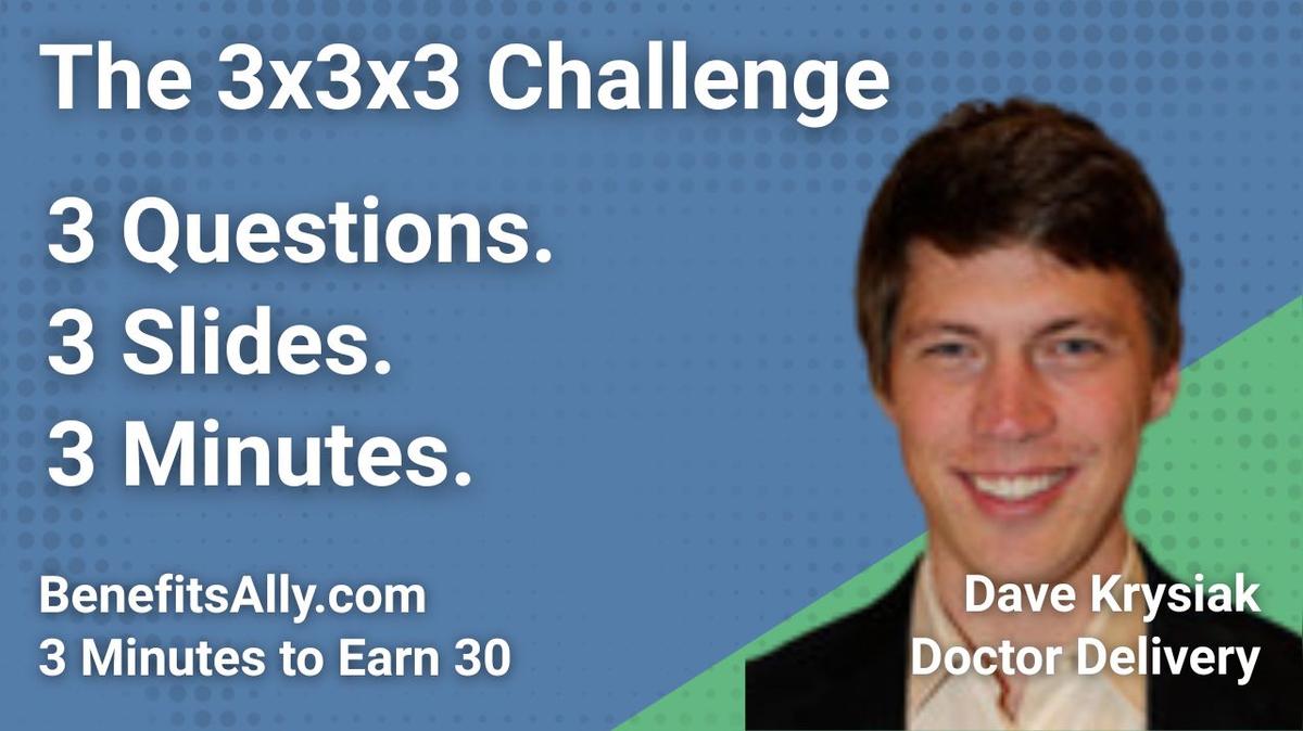 Doctor Delivery - 3x3x3 Challenge with Dave Krysiak
