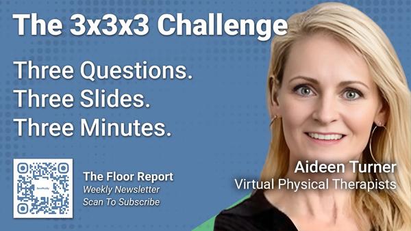 Virtual Physical Therapists - 3x3x3 Challenge with Aideen Turner