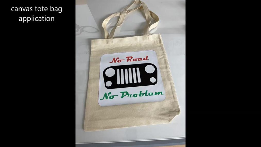 digitize a jeep graphic for a print to a canvas tote bag