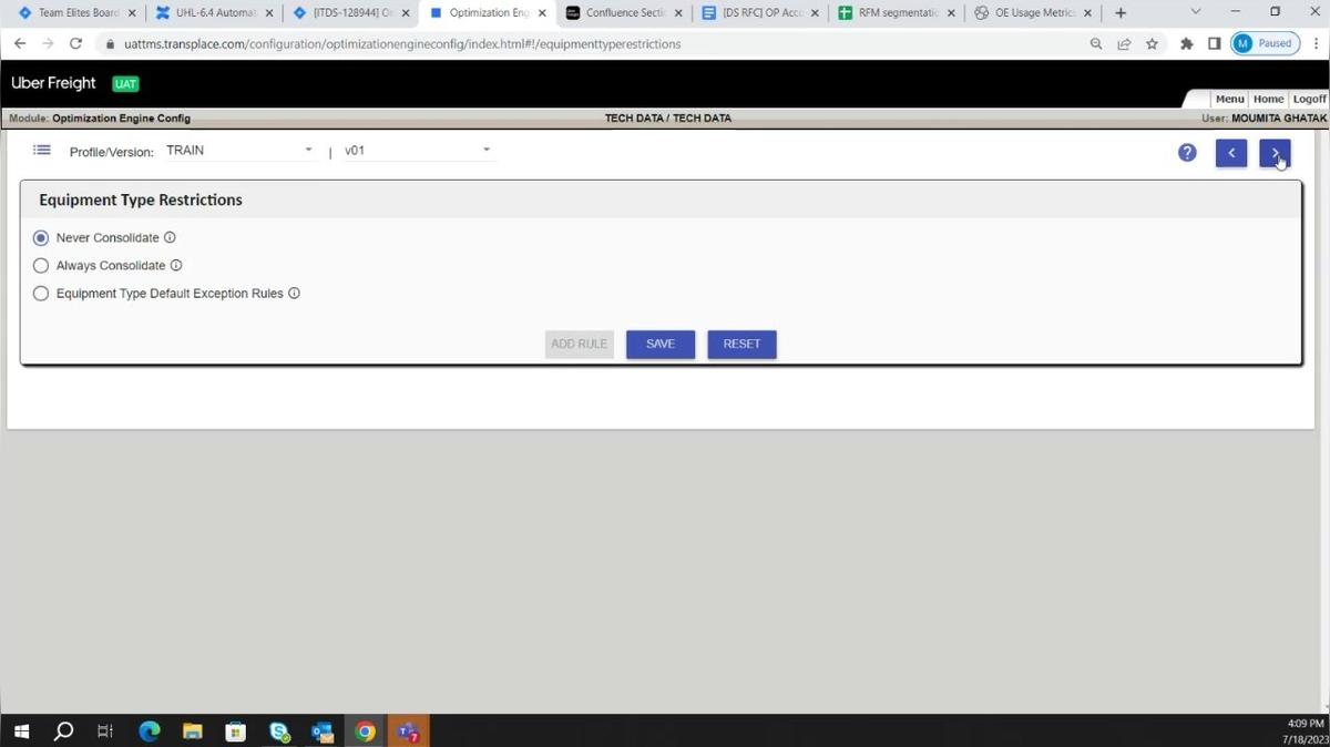 OP05 – Consolidation and restriction rules