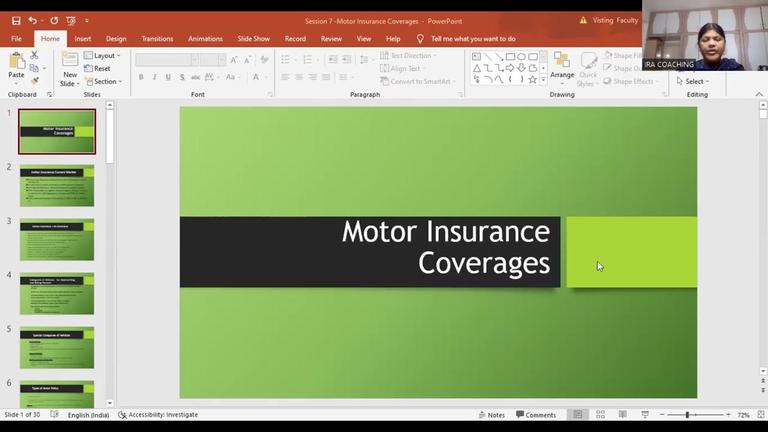 Motor Insurance Coverages