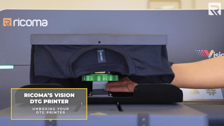 Vision DTG Printer - Unboxing your DTG Printer