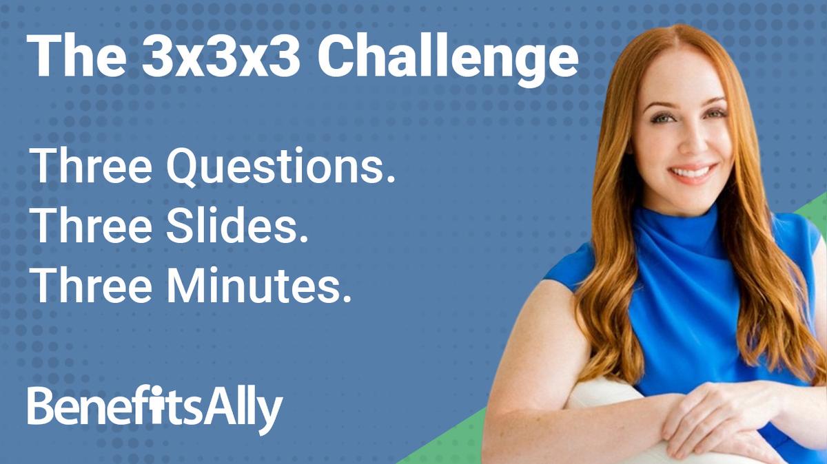 Healthcare Bluebook - 3x3x3 Challenge with Gentry Lynn