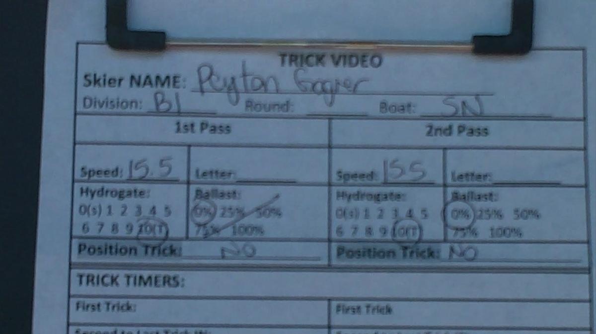 Peyton Gagner B1 Round 1 Pass 1