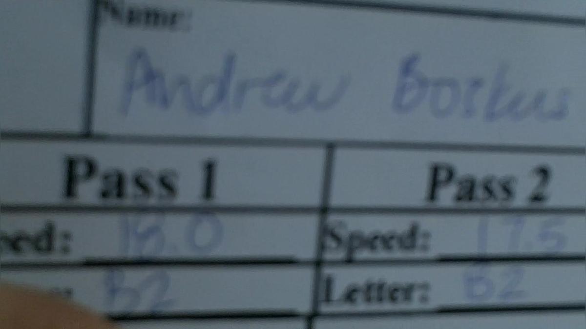 Andrew Boskus M1 Round 1 Pass 1